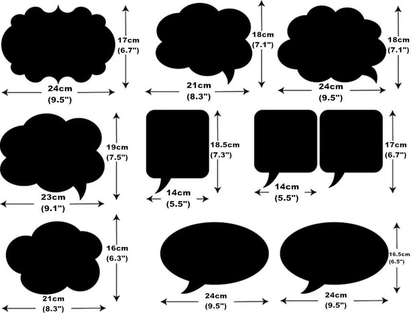 ALIMITOPIA Photo Booth Props Kit,Writable Black Paper Card Board Photographing Props for Wedding Birthday Prom Party Favor(10pcs with Different Shapes) - Image 2