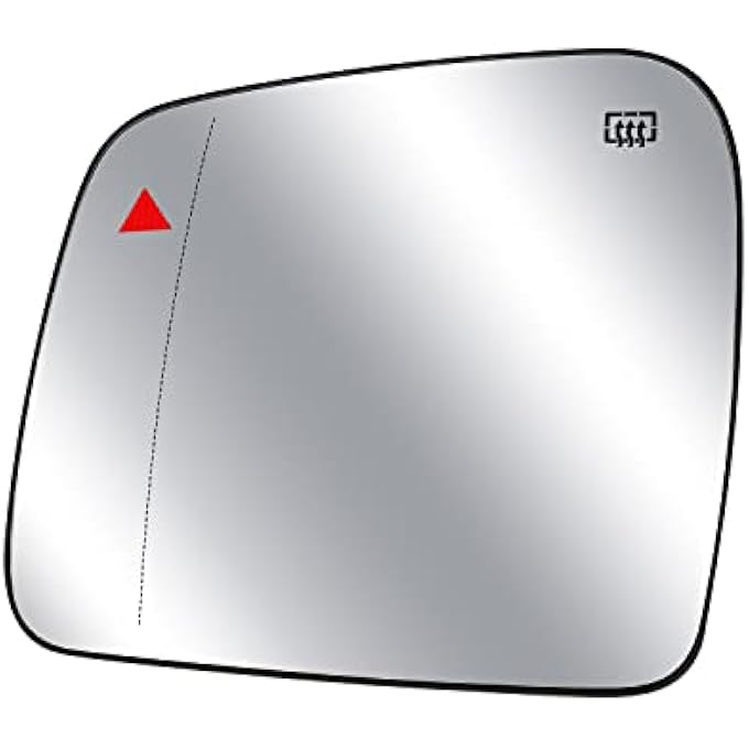 ريحني استبدال زجاج المرآة المدفأة على جانب السائق الأيسر مناسب لدودج دورانغو جيب جراند شيروكي 20112021 إزالة الذوبان والضباب مع حامل خلفي - Image 1