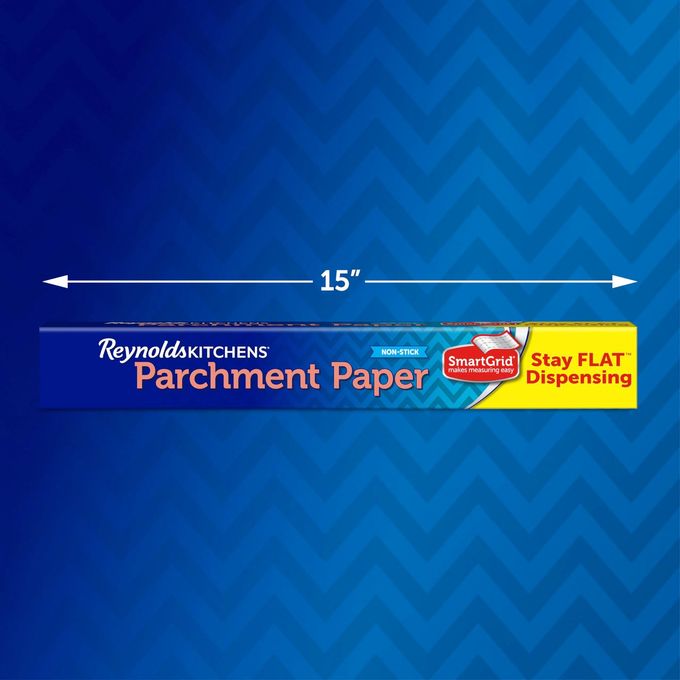 Reynolds Kitchens Stay Flat Parchment Paper with SmartGrid, 45 Square Feet - Image 5