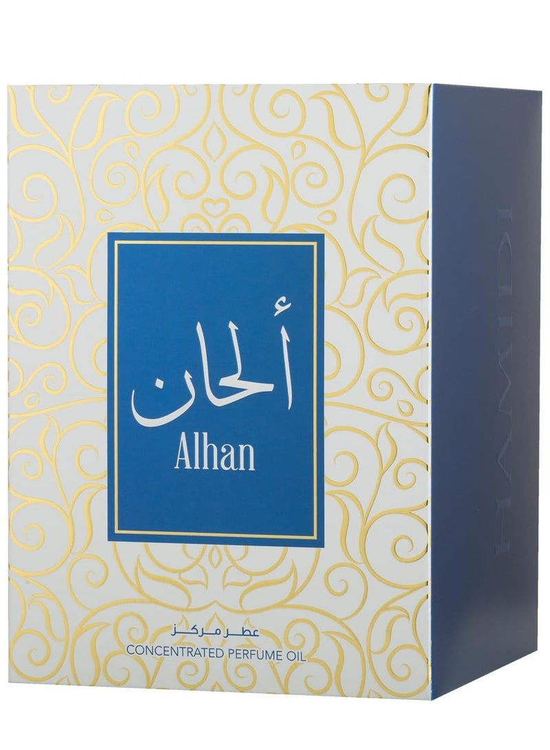 Hamidi Alhan Concentrated Perfume Oil 22ml, Attar Oil, CPO, Perfume For Men, 100% Pure, Halal, Alcohol Free, Long lasting Oils, Arabic Fragrance - Image 2