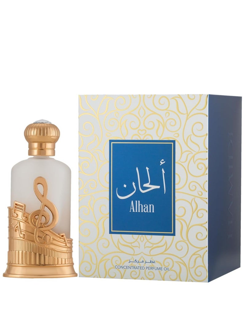 Hamidi Alhan Concentrated Perfume Oil 22ml, Attar Oil, CPO, Perfume For Men, 100% Pure, Halal, Alcohol Free, Long lasting Oils, Arabic Fragrance - Image 3