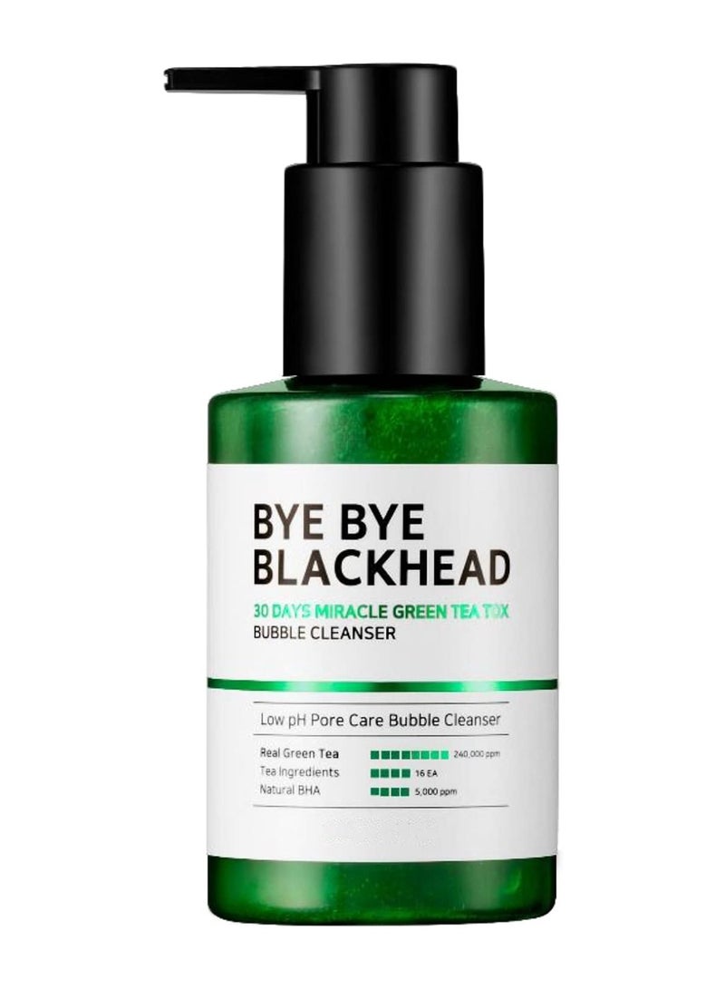 DubaiGallery BYE BYE BLACKHEAD 30 DAYS MIRACLE GREEN TEA TOX BUBBLE CLEANSER (120g) - Functional Cosmetic Cleaner - Image 3