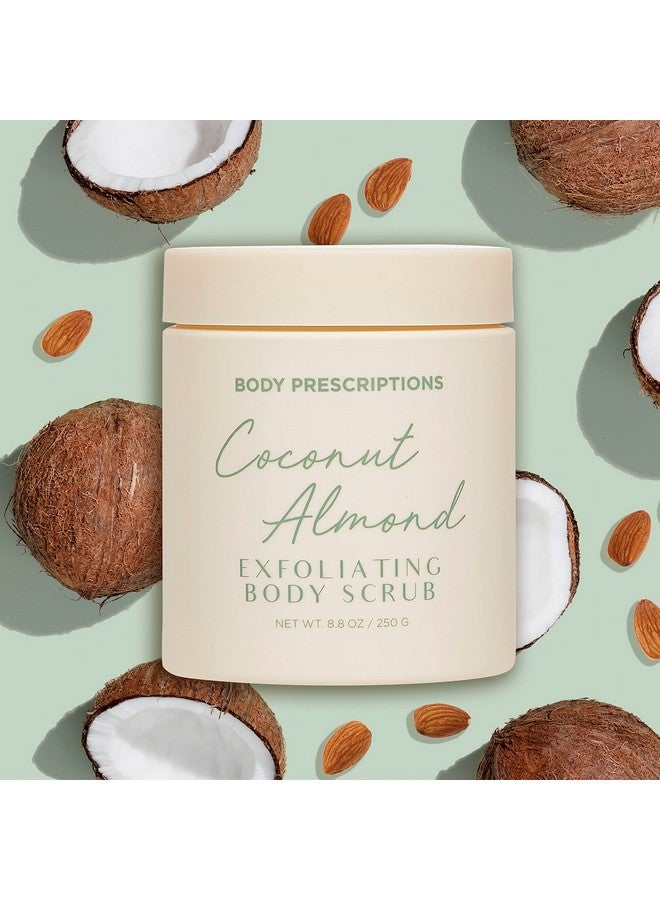 Body Prescriptions Exfoliating Body Scrub - Body Cleanser for Nourished, Ultra-Smooth Skin, Honey Citrus, Coconut Almond, and Sweet Mint - Image 3