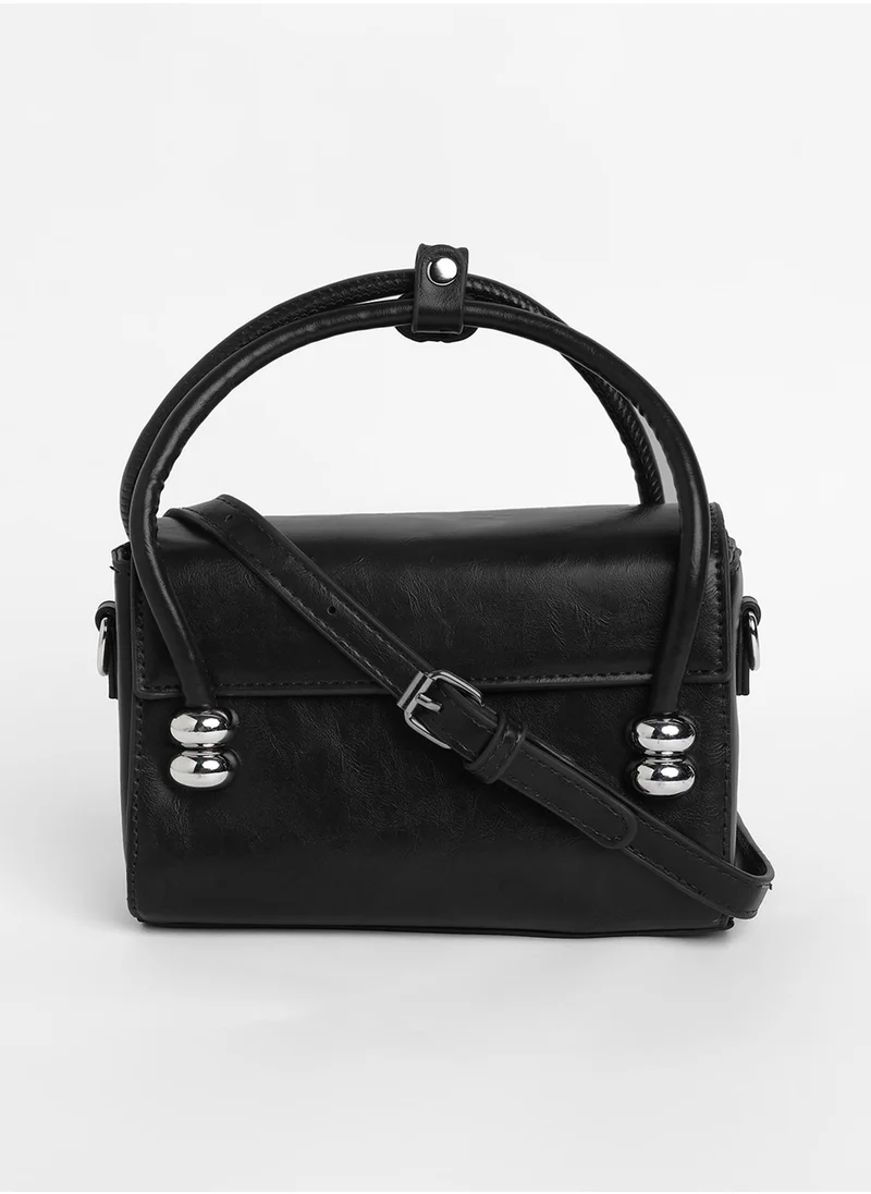 Haute Sauce The Orb Mini Sling Bag - Midnight Black