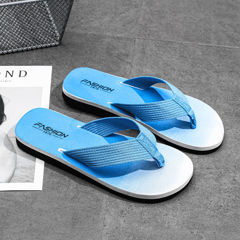 2023 Summer Mens Fashion Flip-Flops Blue 