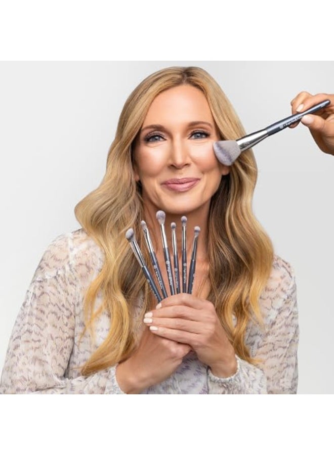 بي كيه بيوتي فرشاة أحمر خدود أنجي الساخنة والبارزة A507 بزاوية - مثالية لأحمر الخدود، البرونزر والكونتور، فرشاة زغبية بزاوية لتحصل على لمسة نهائية سلسة وخالية من الخطوط. - Image 3