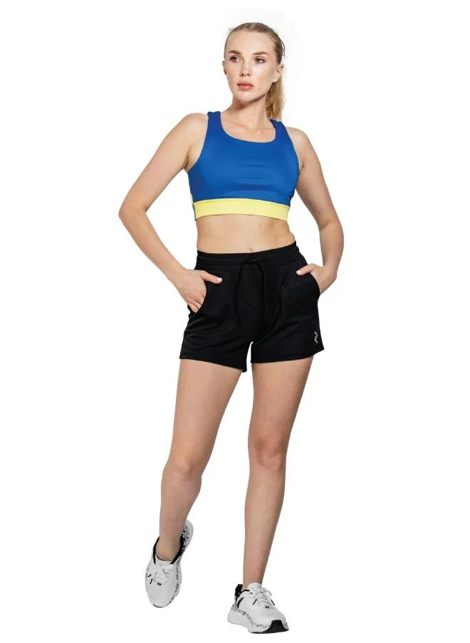 ZAECY Women's High-Support Double-Racerback Padded Sports Bra