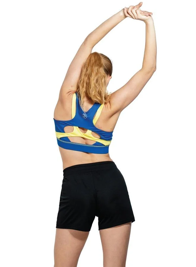 ZAECY Women's High-Support Double-Racerback Padded Sports Bra