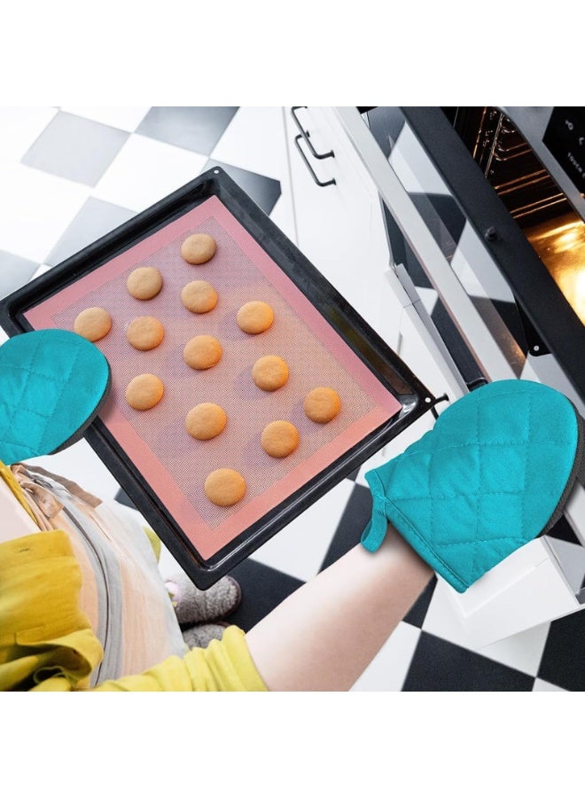 Oven-proof gloves for baking, heat-resistant and scald-proof, one pair - Image 4