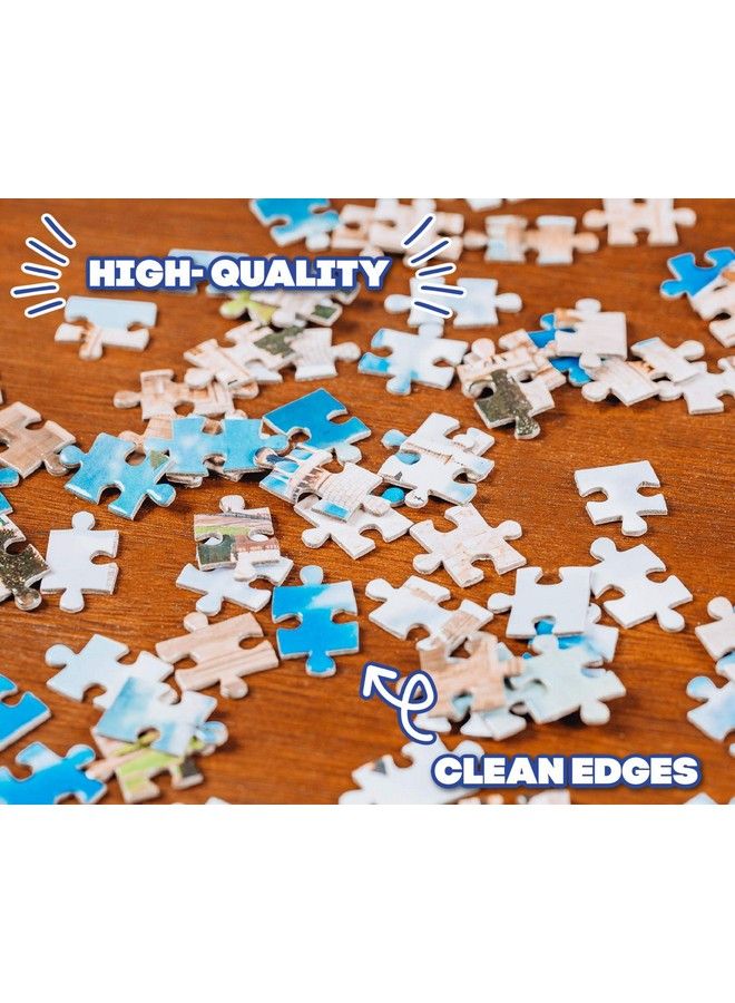 لغز تاج محل عند شروق الشمس في الهند للبالغين والأطفال والمراهقين والعائلات؛ أحجية الصور المقطوعة 500 قطعة؛ لعبة ألغاز ممتعة؛ ألعاب تفاعلية للعبة عائلية ليلية؛ 18 × 18 بوصة - Image 5