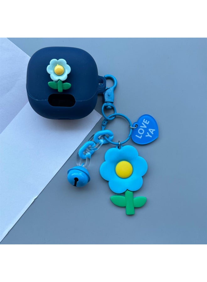 Suitable For Sound Wide Anker Soundcore Liberty4NC Wireless Bluetooth Headset Protective Case Cartoon Soft Case-Color:35+ Pendants-Model:Soundcore Liberty 4 Pro  - Image 1