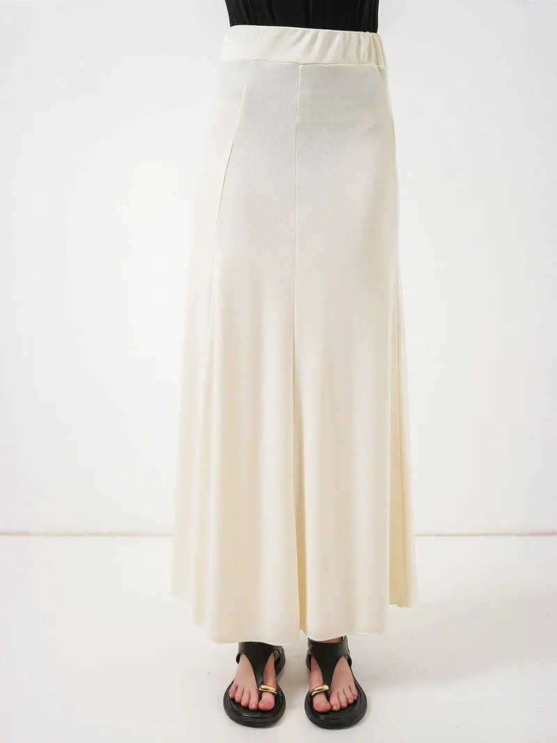 BIG DART BDART High Waist A-Line Maxi Skirt