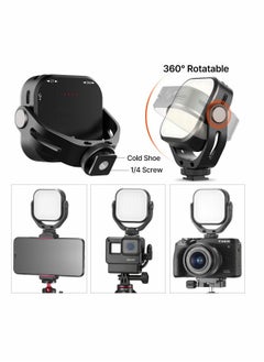Y&D LED Camera Light, Two-color Light Panel with U Stand, CRI95+ Photography Lighting, Soft Cold Shoe Mini Rechargeable 2000mAh Vlog DSLR Fill for Sony, Canon and GoPro  - Image 4