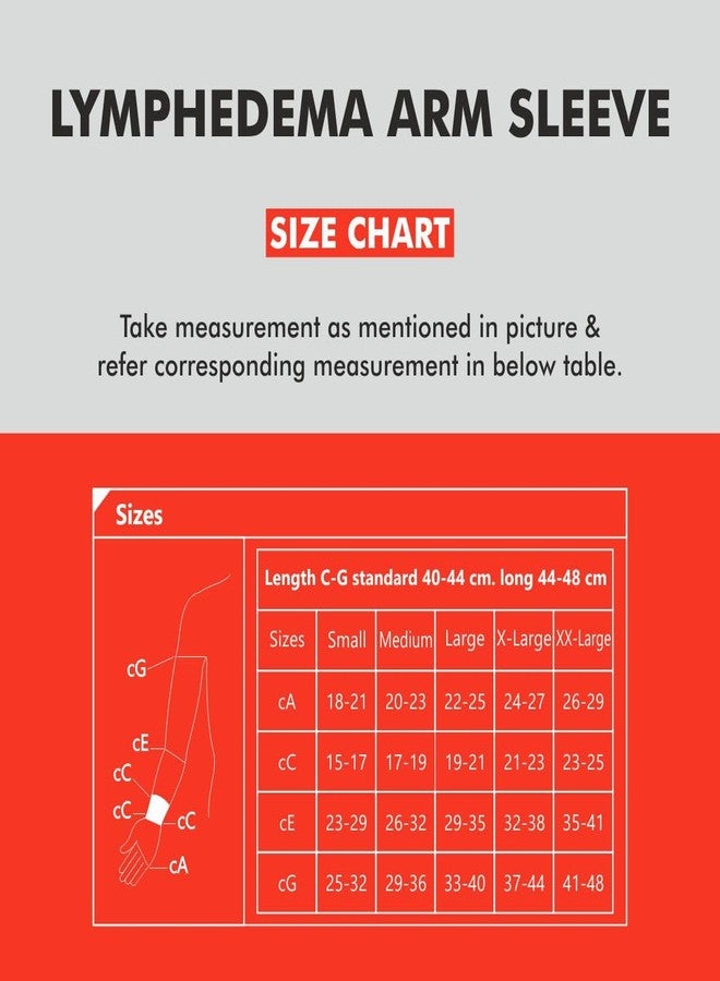 SAMSON Lymphedema Arm Sleeve - Graduated Compression for Swelling Relief - XXL, Pair - Image 4