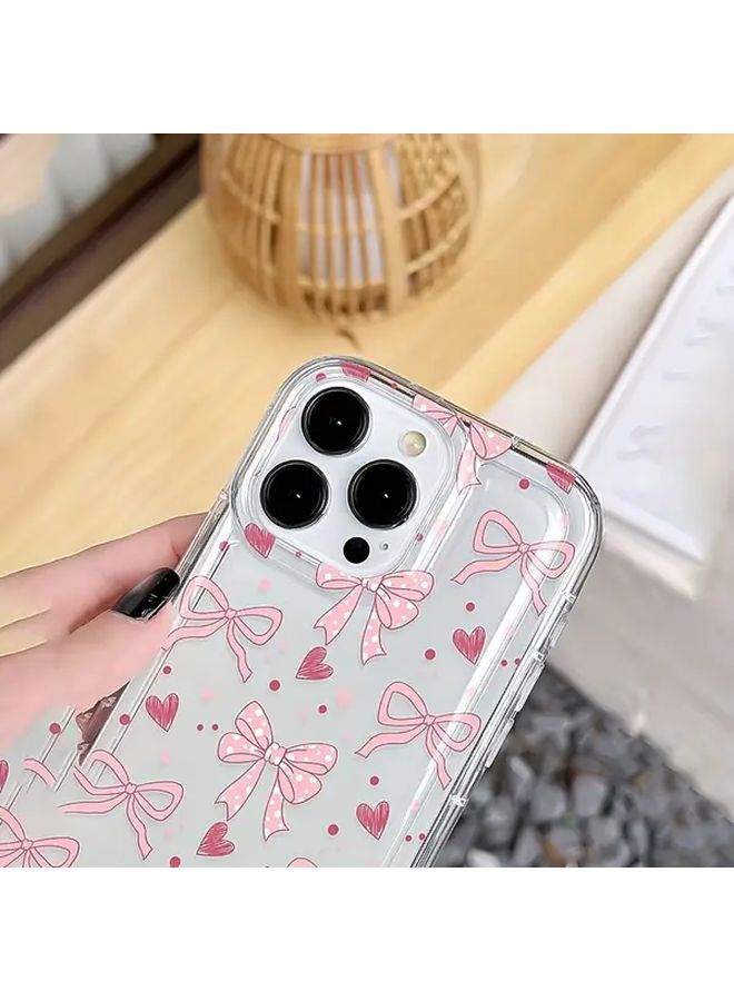 غطاء واقي ضد الصدمات مع قوس حب شفاف لهاتف iPhone 13 - Image 5