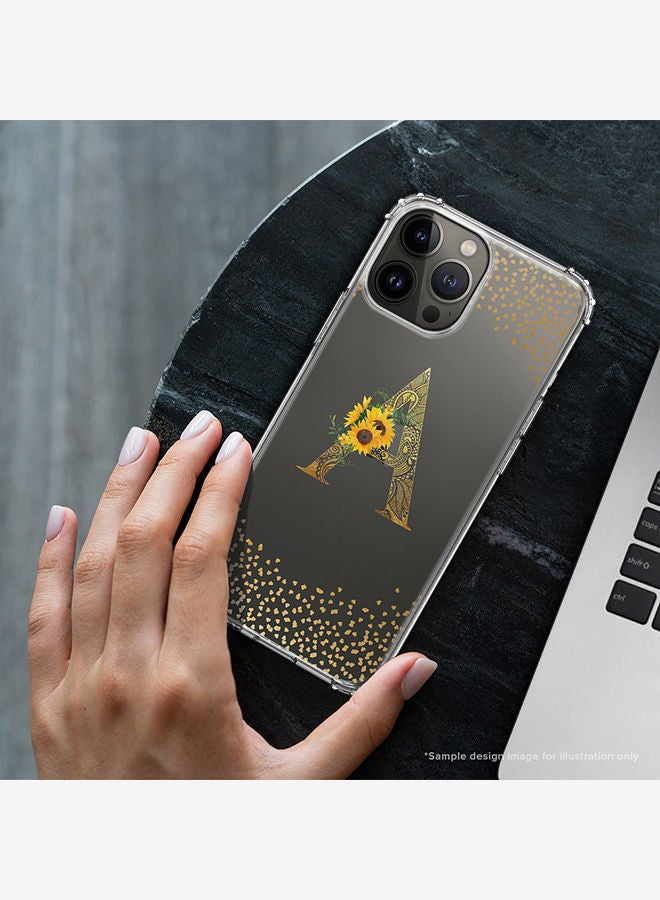 Stylizedd Monogram Design Classic Clear Cover for Apple iPhone 13 Pro Max Case Soft TPU Gel Thin Transparent Flexible Cover - G - Image 2