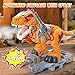BLF FUN Kids Electric Dinosaur Ride On Toys Toddler Ride On Cars with Music Light  Smoke Preschool Kids Scooter FoottoFloor Walker Toddler Electric Car Toy Chrismas Birthday Gifts Indoor OutdoorYellow - Image 4