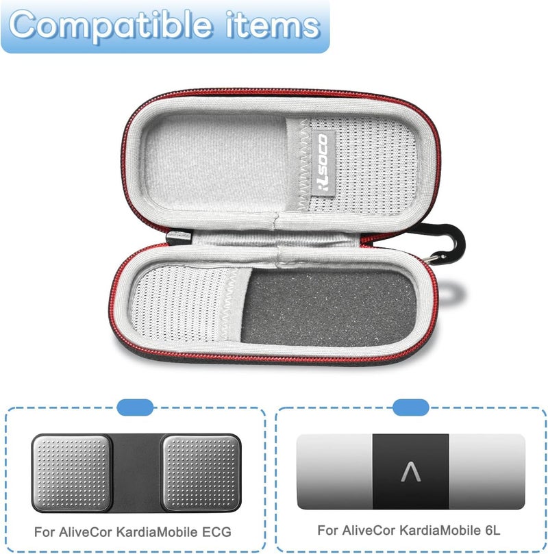RLSOCO Hard Case for KardiaMobile 1-Lead Personal EKG Monitor (Case Only) - Image 4