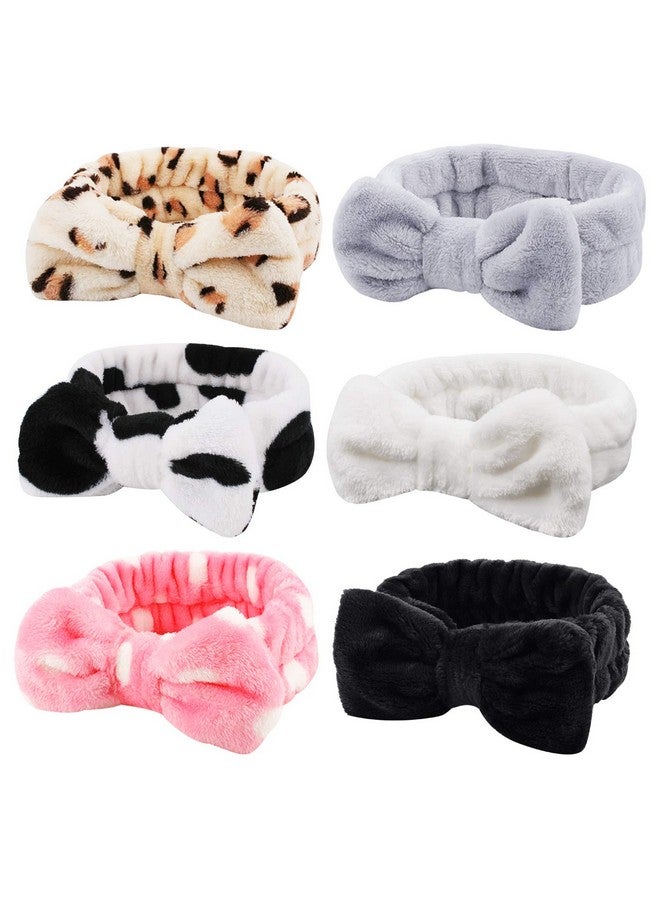 Whavel 6 Pack Spa Headband Makeup Headband Face Wash Headbands Make Up Hair Band Skincare Headbands Shower Head Wraps For Washing Face - Image 1