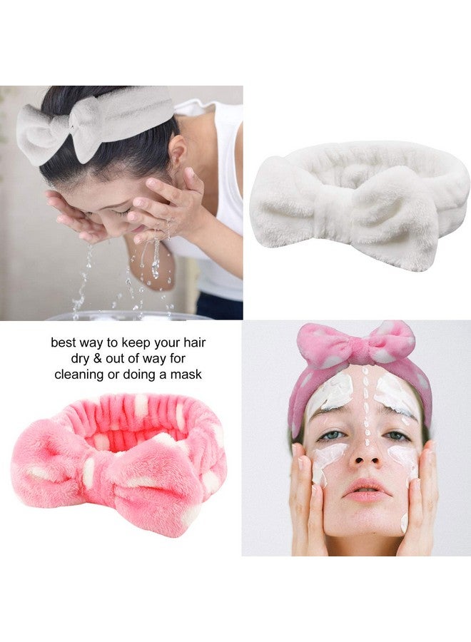 Whavel 6 Pack Spa Headband Makeup Headband Face Wash Headbands Make Up Hair Band Skincare Headbands Shower Head Wraps For Washing Face - Image 3