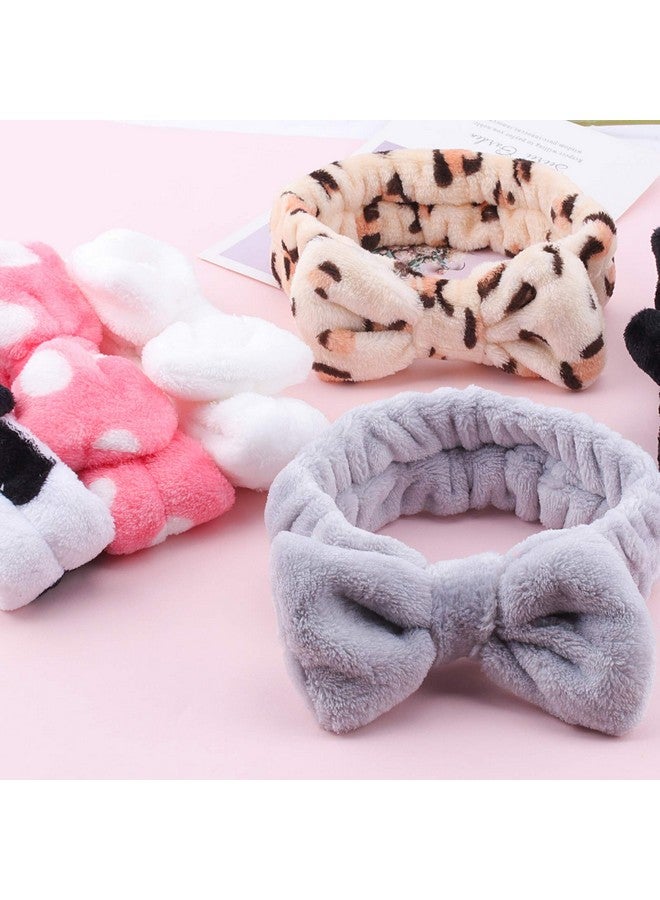 Whavel 6 Pack Spa Headband Makeup Headband Face Wash Headbands Make Up Hair Band Skincare Headbands Shower Head Wraps For Washing Face - Image 2