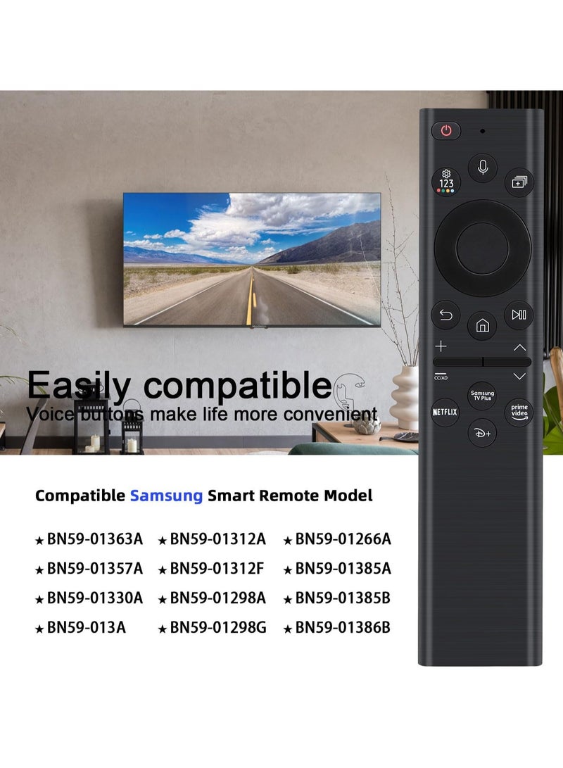 ELTRAZONE Replacement Remote Control BN59-01385A for Samsung Neo QLED 4K 8K Smart TV QN85BD/QN85B/Q80/Q80B/Q80BD/QN900B/QN800B/QN900B/QN90BD/QN95B and S95B QA75Q60BAKXXX M M M QA85 Q60BAKXXX with battery - Image 4