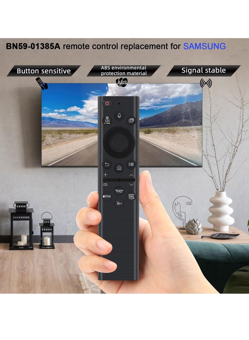 ELTRAZONE Replacement Remote Control BN59-01385A for Samsung Neo QLED 4K 8K Smart TV QN85BD/QN85B/Q80/Q80B/Q80BD/QN900B/QN800B/QN900B/QN90BD/QN95B and S95B QA75Q60BAKXXX M M M QA85 Q60BAKXXX with battery - Image 5