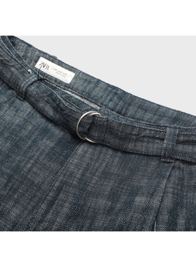 Zara men's Relaxed Fit Wide-leg Pants - Image 4