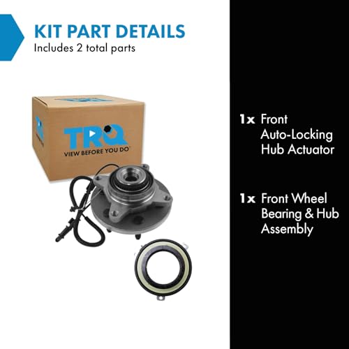 TRQ 2 Piece Front Wheel Bearing & Hub Assembly Set Compatible with 2011-2014 Ford Expedition 2010-2014 F-150 Lincoln Navigator - Image 2