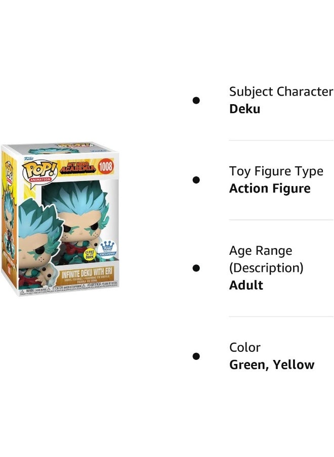 Funko - Funko POP Pop! Animation: My Hero Academia - Infinite Deku with Eri Glow in The Dark Exclusive - Image 1