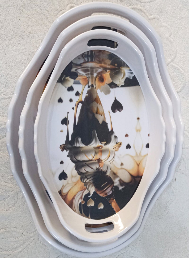 Dream 3 oval serving trays - Image 2