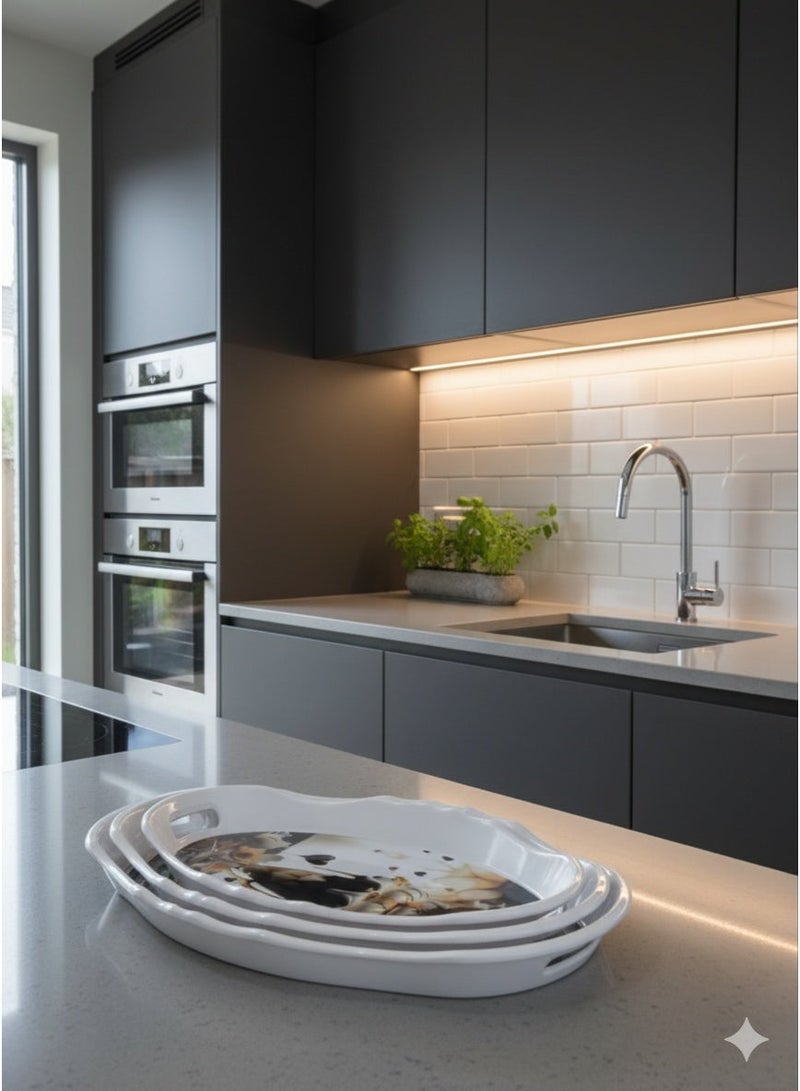 Dream 3 oval serving trays - Image 1