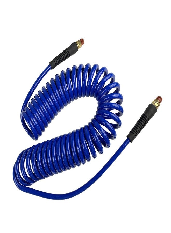 Primefit PUR14025P Polyurethane Recoil Air Hose 1/4" x 25Ft with Field Repairable Swivel Ends - Image 1