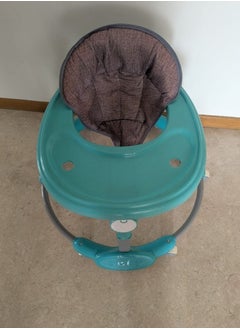 Baby Walker Baby Walker With Toys And Music - Baby Walker - Teaching The Child To Walk - Adjustable In Height And Easily Foldable - For Teaching Children To Walk And Strengthening Leg Muscles - Anti-Roll And A Fun Babysitter, Ideal For The Child And A Designated Place For Eating - Light Blue Color  - Image 3