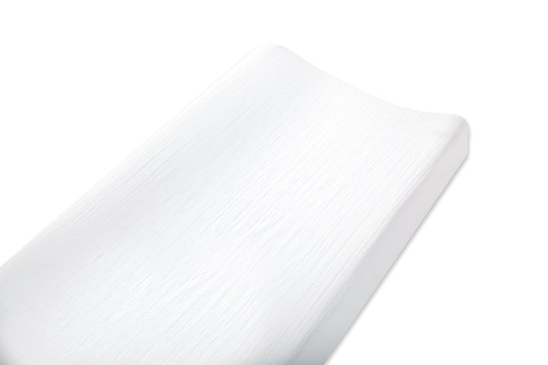 aden + anais Aden by Aden + Anais Changing Pad Cover, Solid White - Image 1