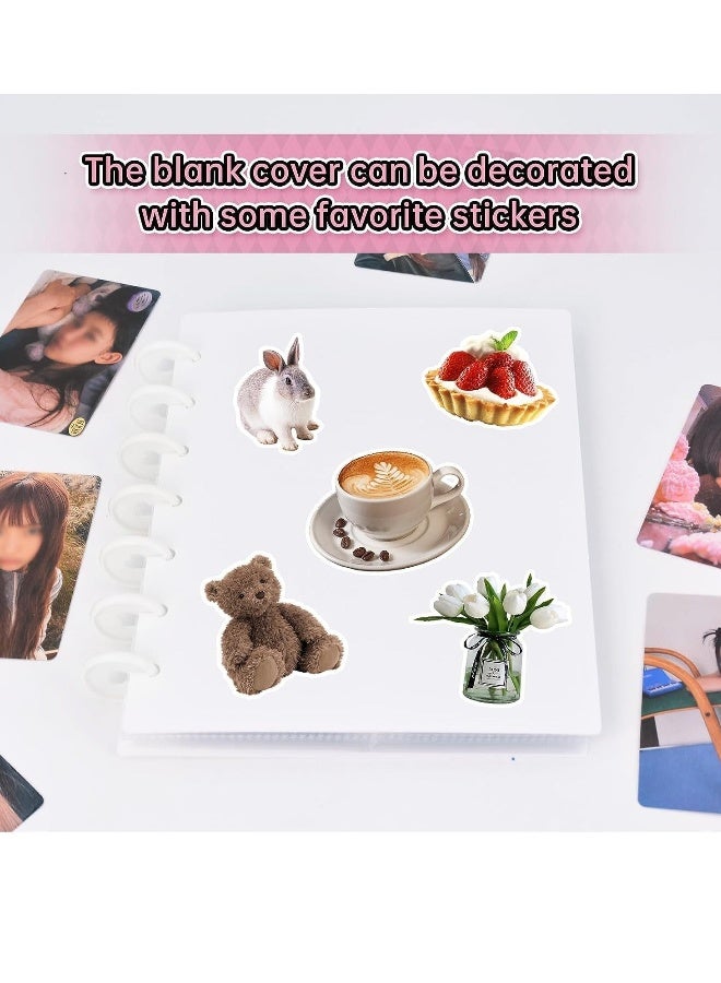 3 Inch Photocard Holder Book Sleeves with 30Pcs Inner Pages A5 Idol Business Card Collect 2×3 Polaroid Photo Album  - Image 3