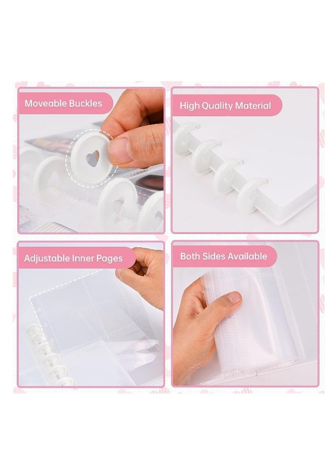 3 Inch Photocard Holder Book Sleeves with 30Pcs Inner Pages A5 Idol Business Card Collect 2×3 Polaroid Photo Album  - Image 4