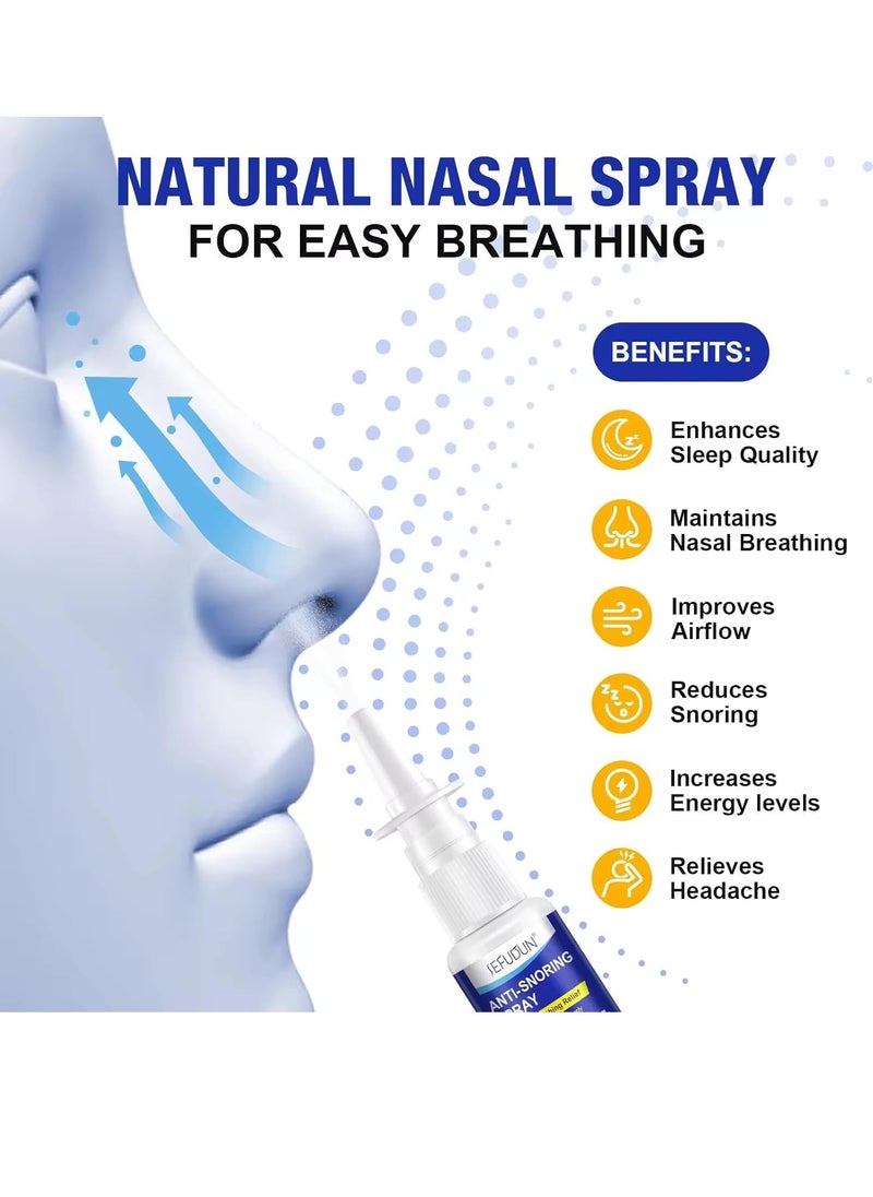 Sefudun - Anti Snoring Spray Anti Snoring Devices Provide the Effective Sleep Aid Snoring Reduction Solution Cures for Better Breathing Relief Open Throat and Improve Airflow While Sleeping 30ml - Image 1
