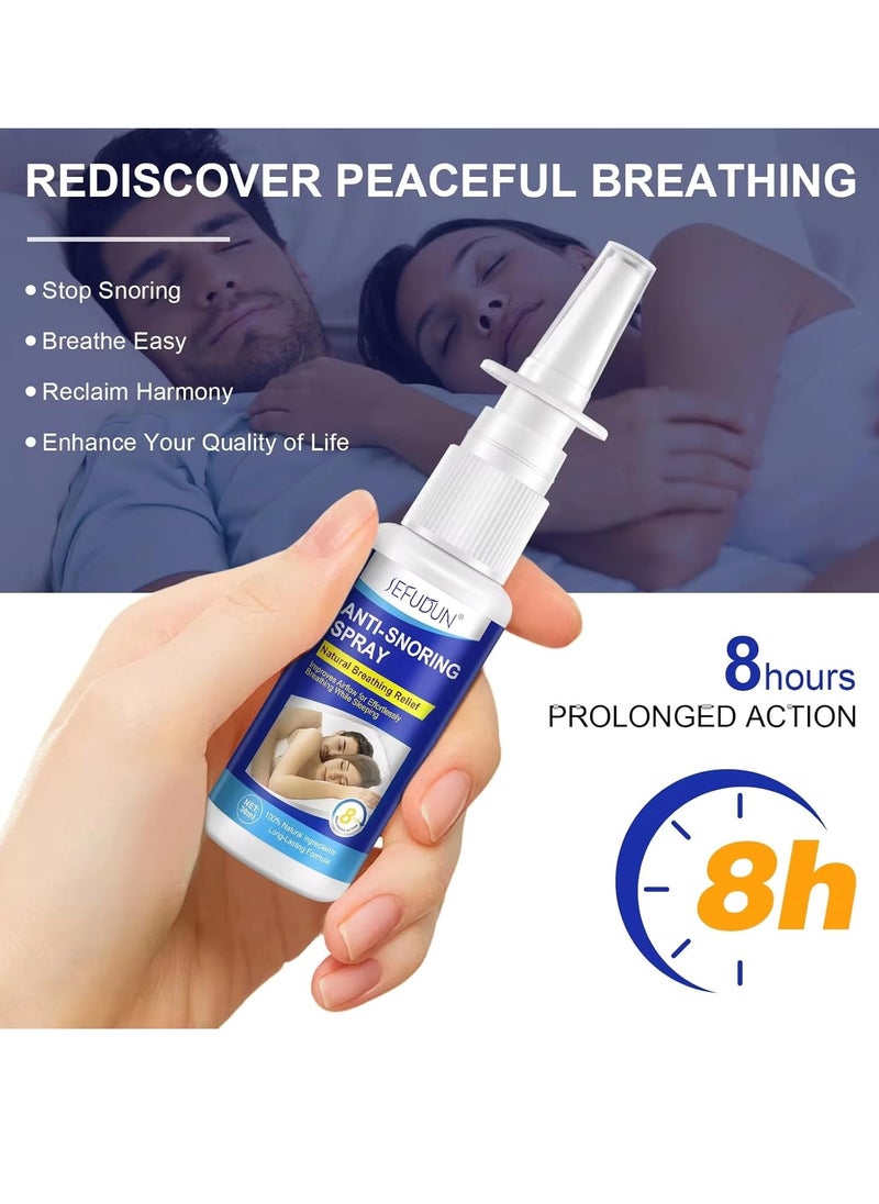 Sefudun - Anti Snoring Spray Anti Snoring Devices Provide the Effective Sleep Aid Snoring Reduction Solution Cures for Better Breathing Relief Open Throat and Improve Airflow While Sleeping 30ml - Image 1
