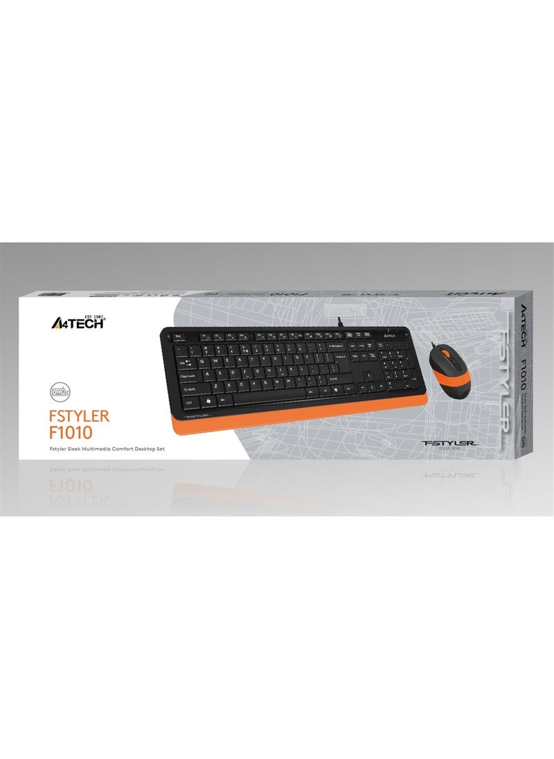 A4TECH A4 Tech F1010 Q USB Orange Fn-Mm Klv+Optical Mouse 