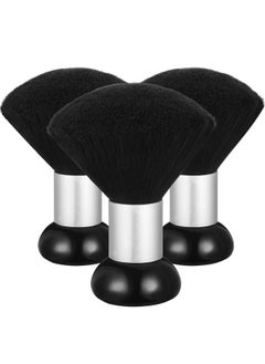 Patelai Barber Neck Brush for Hair Cutting and Cleaning - 3 Pieces with Plastic Handle Grip for Sweeping Hair Around Face (Cute Style)  - Image 1