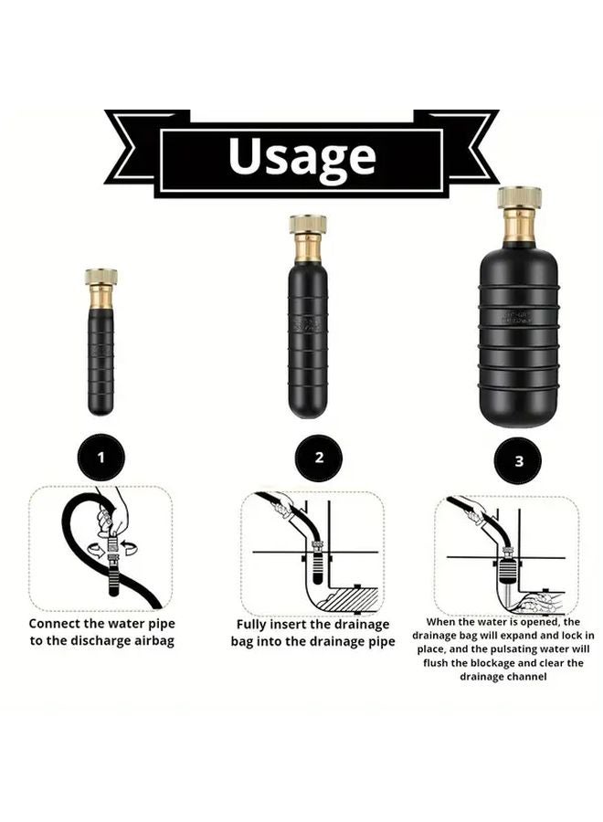3pcs Drain Cleaner Kit Adjustable Portable For 1 6 Inch Pipes Sinks Showers Pool - Image 2