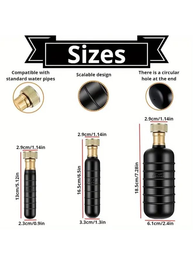 3pcs Drain Cleaner Kit Adjustable Portable For 1 6 Inch Pipes Sinks Showers Pool - Image 4