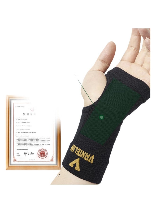 Kowa Imported Unisex Sports Wrist Support Fitness Breathable Wrist Guard Black Single Pack Size M - Image 3