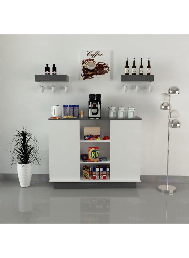 coffee corner & table  SHRC36 white & gray - Image 1