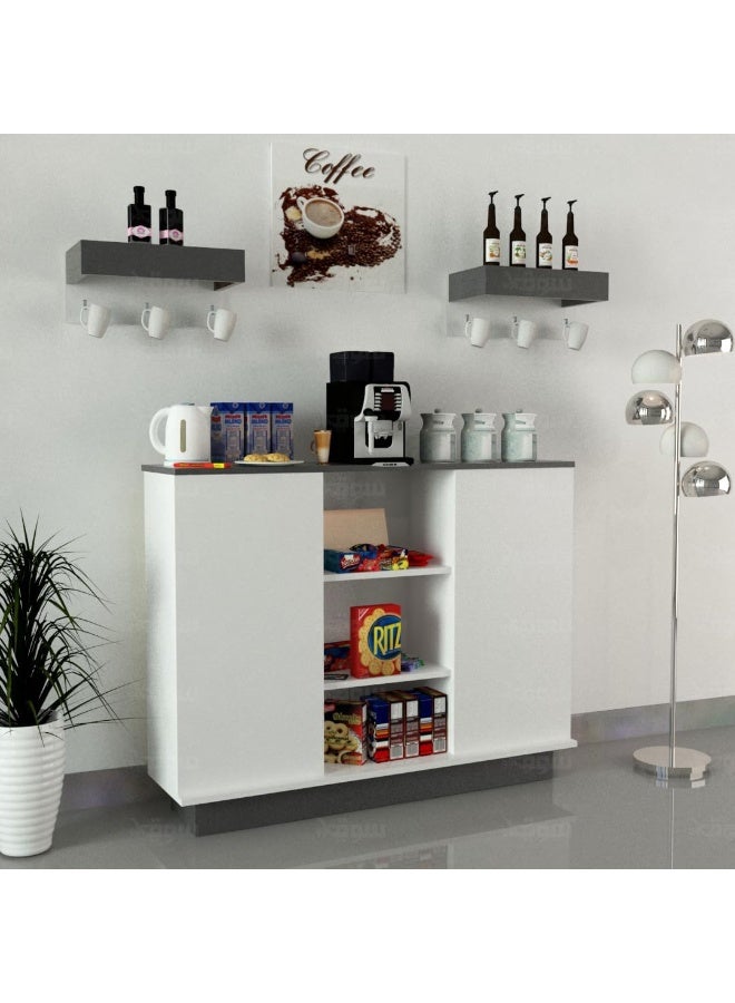 coffee corner & table  SHRC36 white & gray - Image 2