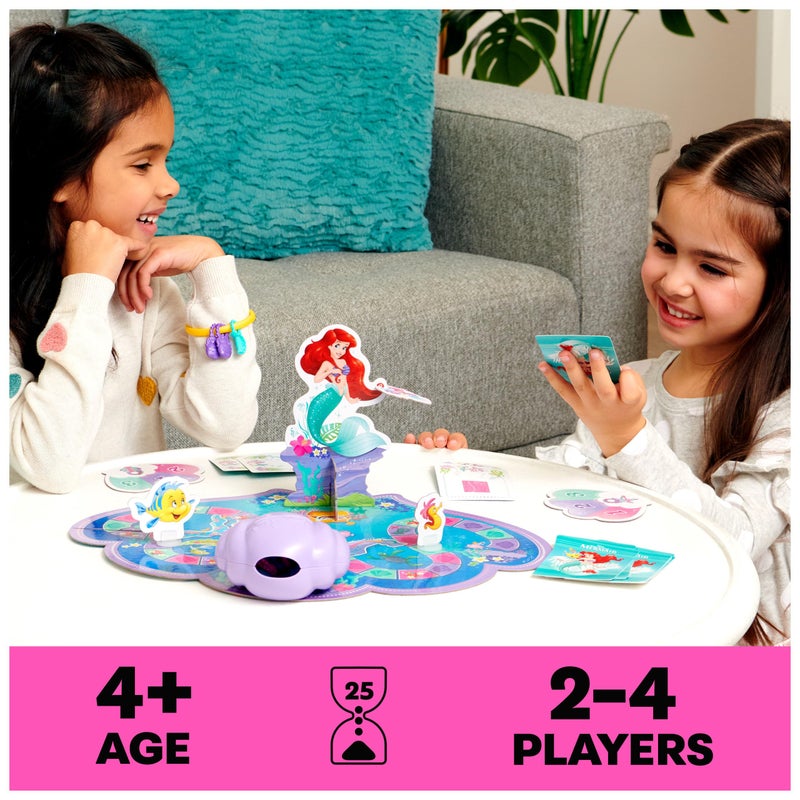 Spin Master Games, Disney Princess, Little Mermaid Charming Sea Adventure Game, Disney Princess Toys for Kids, 2-4 Players, for Ages 4+ - Image 2