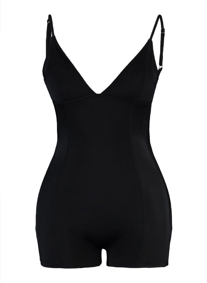 trendyol Black V-Neck Shorts Core Swimsuit - Image 5
