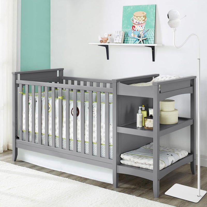 iTODOS Baby Monitor Floor Stand Holder Compatible with Babysense Video Baby Monitor V43 HDS2 V24RKeep Baby Away from TouchingStrong and Heavy Metal MaterialsMore Safety - Image 2