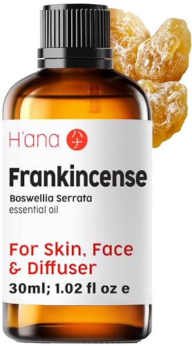 hana H'ana Frankincense Essential Oil - 1.02 Fl Oz - for Hair, Skin, Diffuser, Aromatherapy, DIY Candle & Soap Making - Image 1